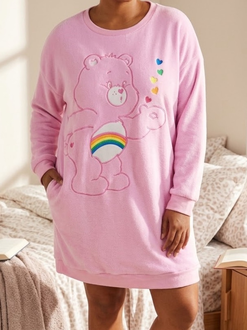 Care Bears Cheer Bear Fleece Nightgown